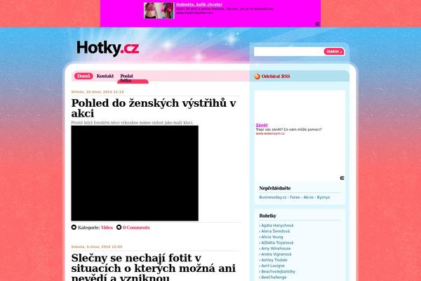 hotky.cz site used Celeb