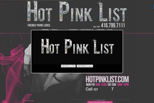 hotpinklist.com site used Ubella