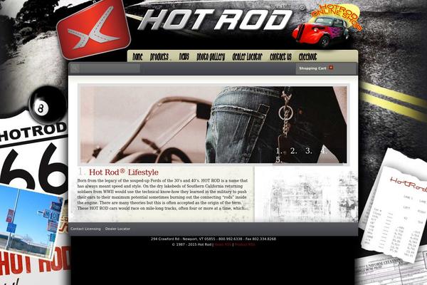 hotrodbrand.com site used Hotrodbrand