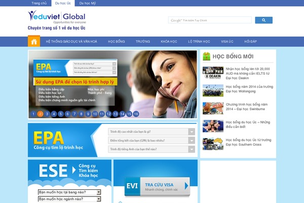 WordPress website example screenshot