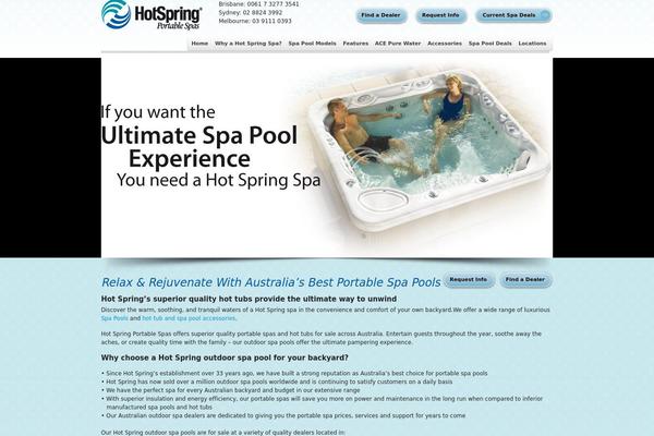 hotspring.com.au site used Hot_spring