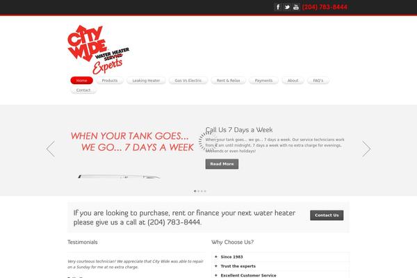 Goode theme site design template sample