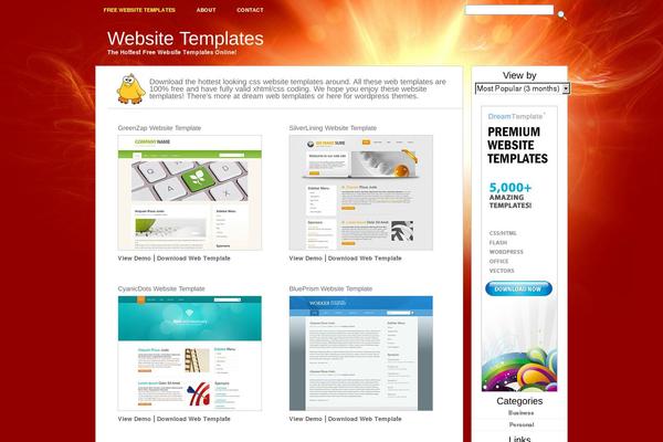 Gabfire Wp Showcase theme site design template sample