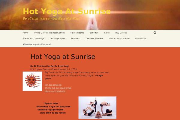 Twenty Thirteen theme site design template sample