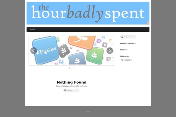 PageLines theme site design template sample