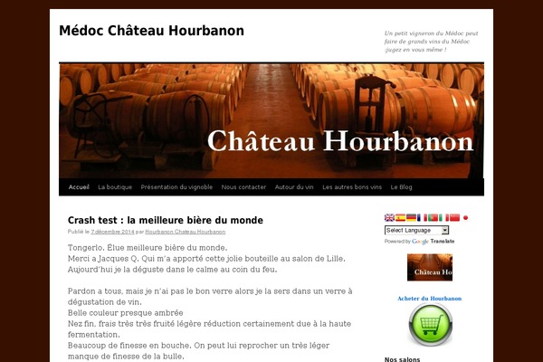 hourbanon.com site used Divi Child