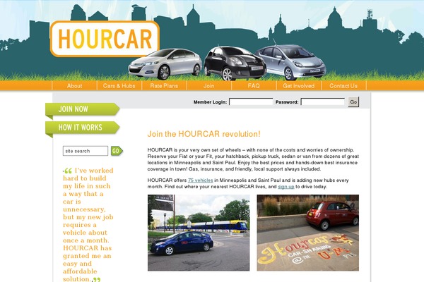 hourcar.org site used Genesis-block-theme