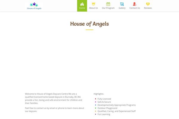 Kiddie theme site design template sample