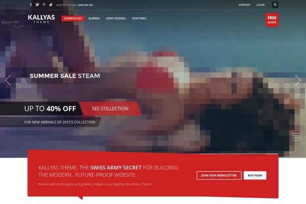 ha theme websites examples