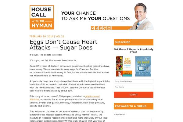 housecallwithdrhyman.com site used Drhyman