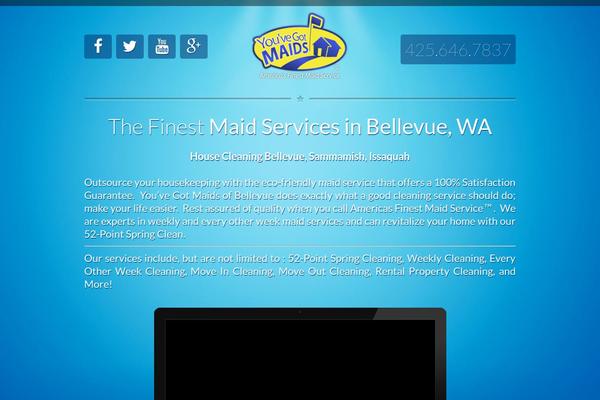 Youve-got-maids-wp theme site design template sample