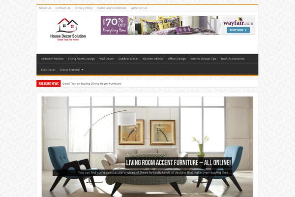 Sahifa theme site design template sample