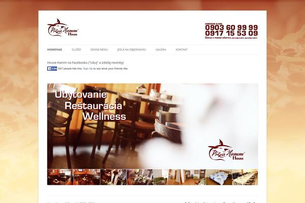 Twenty Twelve theme site design template sample