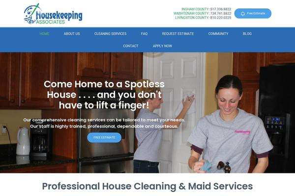 housekeepingassociates.com site used Cleaning-services