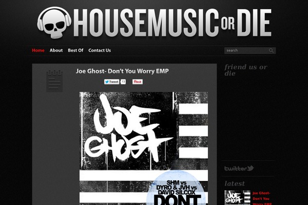 housemusicordie.com site used Fast-blog