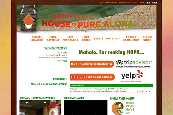 Twenty Ten theme site design template sample