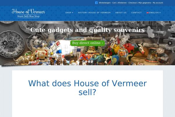 houseofvermeer.com site used X | The Theme