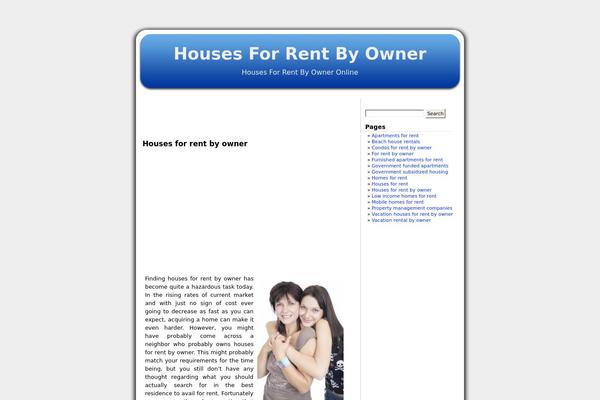 Blueberry theme site design template sample