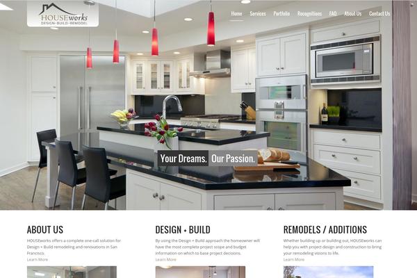 Enfold theme site design template sample