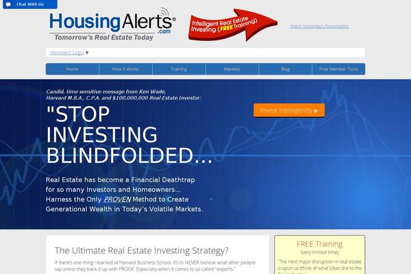 housingalerts.com site used Focusblog-housingalerts