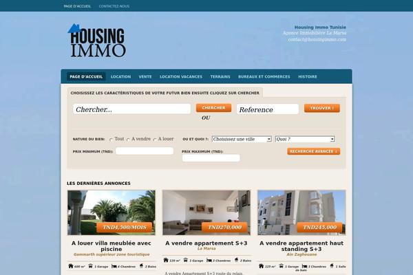 Estate theme site design template sample