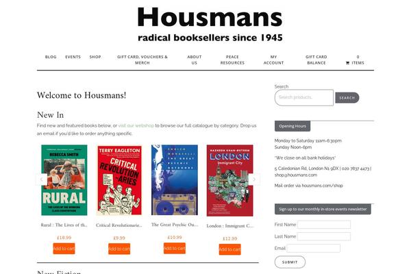 housmans.com site used Neila