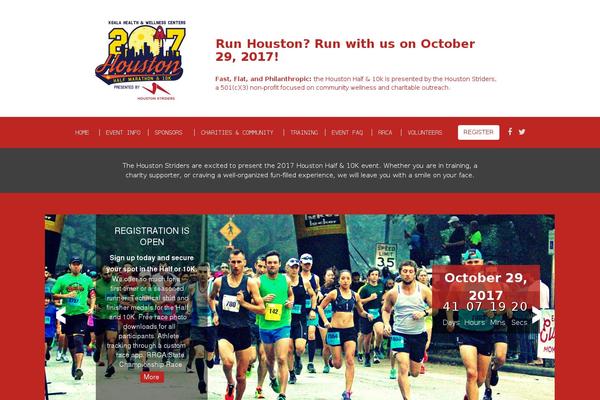 houstonhalf.com site used Houston-half-marathon