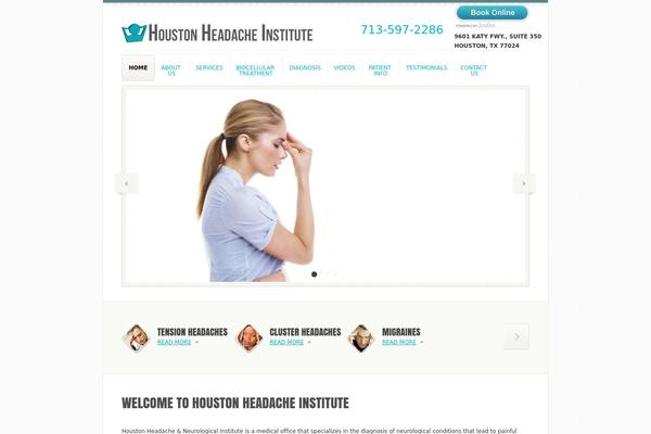 houstonheadache.com site used Theme1468