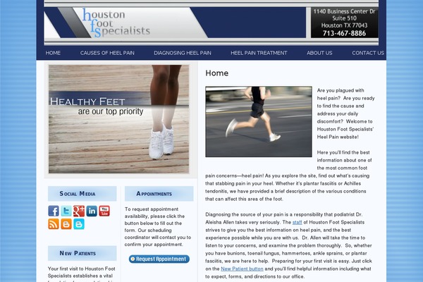 WordPress website example screenshot