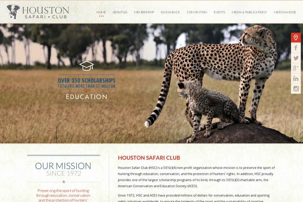 houstonsafariclub.org site used Hsc