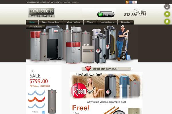 houstonwaterheaters.com site used Hwh