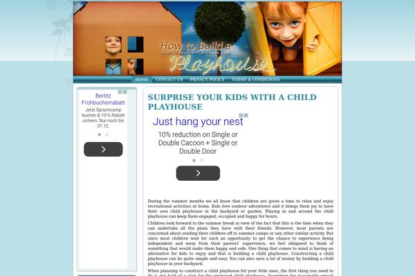how-to-build-a-playhouse.com site used Ga-theme