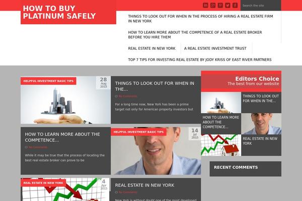 Urban Lite theme site design template sample