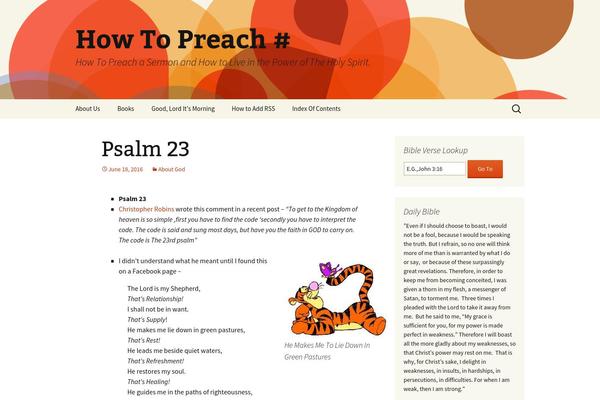 WordPress website example screenshot