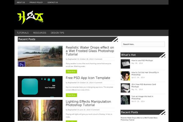 BresponZive theme site design template sample