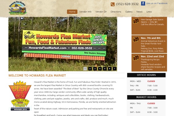 howardsfleamarket.com site used Howards-flea-market