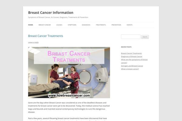 Twenty Twelve theme site design template sample