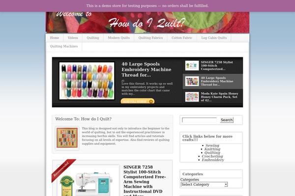 howdoiquilt.com site used Extremewpreview