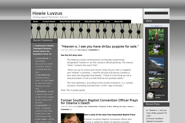 WordPress website example screenshot