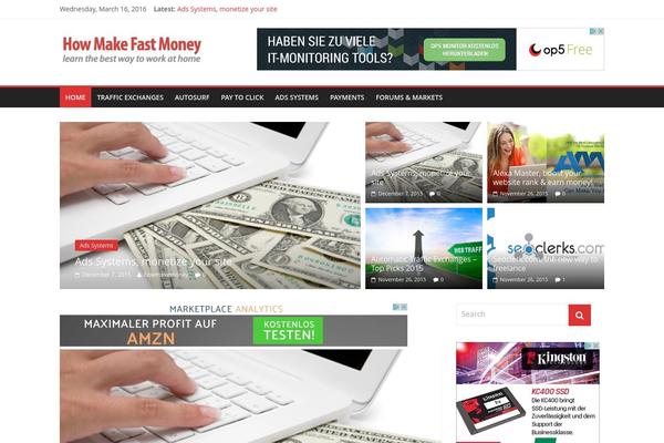 ColorMag theme site design template sample