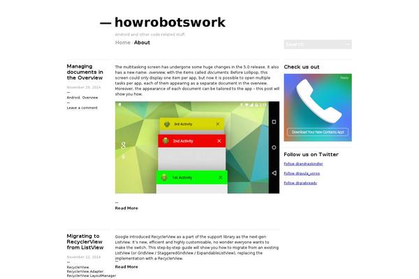 WordPress website example screenshot