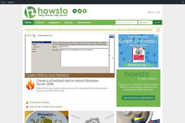 howsto.com site used Howsto-buddypress-responsive