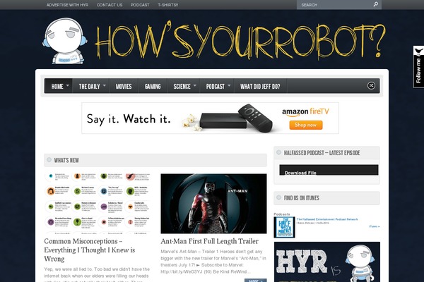 howsyourrobot.com site used Swagger Theme
