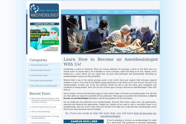 Twenty Ten theme site design template sample