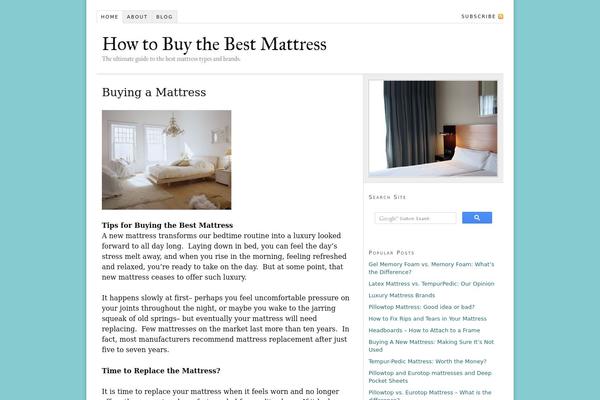 WordPress website example screenshot