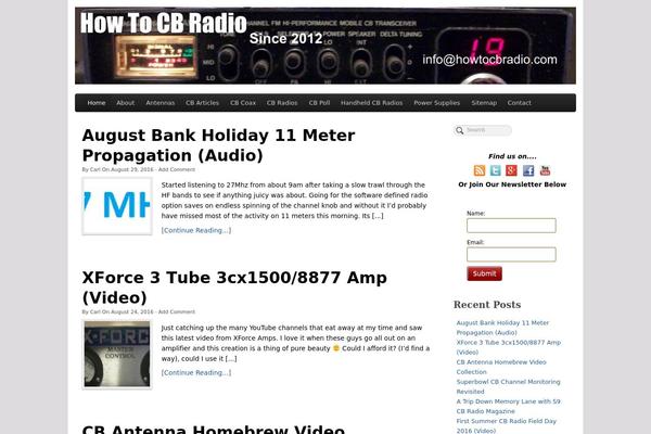 PageLines theme site design template sample