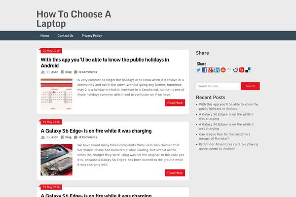 howtochoosealaptop.com site used Ribbon