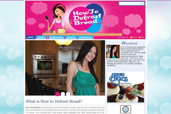 howtodefrostbread.com site used Howto