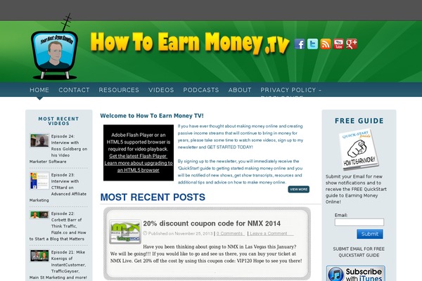 howtoearnmoney.tv site used Thesis_182