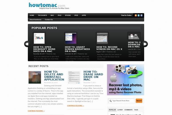 Bold News theme site design template sample
